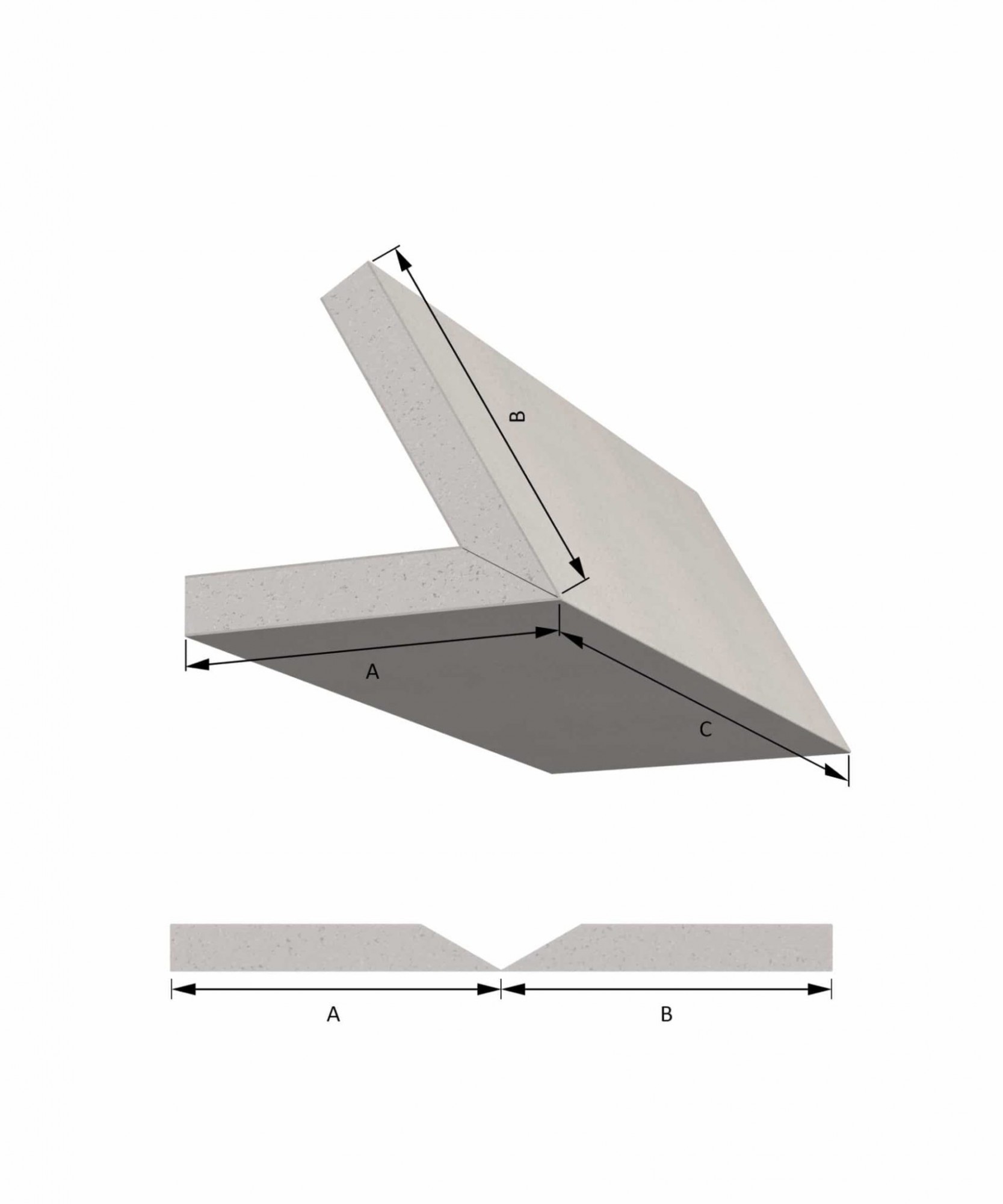 Feather Edge Plasterboard Suspended Ceiling Panels