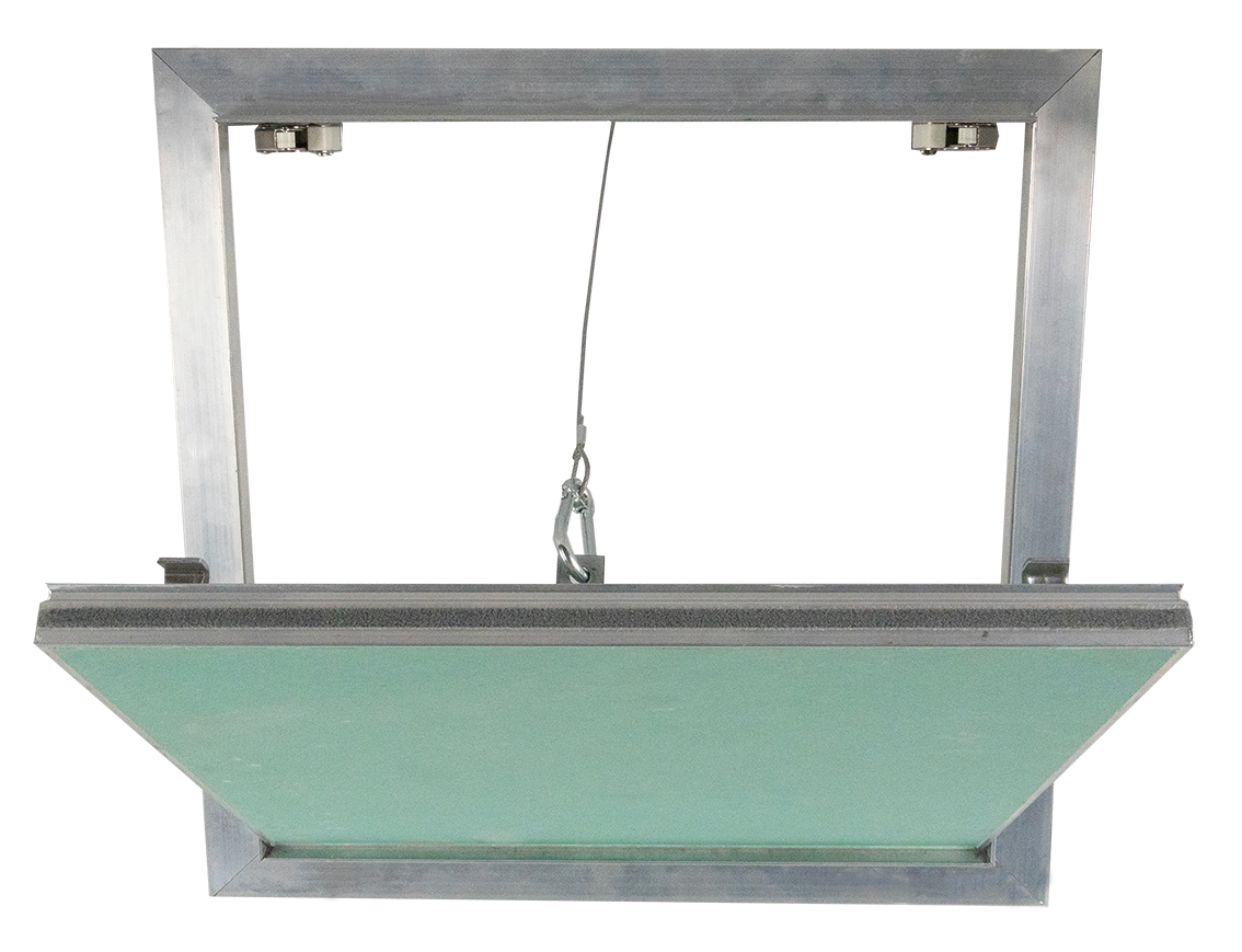 400 × 400 Moisture Resistant Plasterboard Access Panel - Fixpro Silver - Image 3